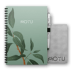 MOYU Uitwisbaar Notitieboek A5 Ringband Hardcover van Duurzaam Steenpapier Lovely Leafs