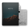 MOYU Uitwisbaar Notitieboek A5 Ringband Hardcover van Duurzaam Steenpapier Midnight Mountain