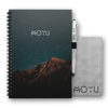 MOYU Uitwisbaar Notitieboek A5 Ringband Hardcover van Duurzaam Steenpapier Midnight Mountain