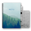 MOYU Uitwisbaar Notitieboek A5 Ringband Hardcover van Duurzaam Steenpapier Misty Mountain