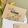 Bloom Your Message Bloeikaart Gerecycled Papier met Bijvriendelijke Bloemenzaden Welkom Kleine