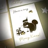 Bloom Your Message Bloeiende Kerstkaarten Merry Xmas