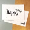 Bloom Your Message Bloeikaart Wildbloemen - Happy Birthday