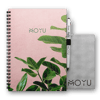 MOYU Uitwisbaar Notitieboek A5 Ringband Hardcover van Duurzaam Steenpapier Pink Planter