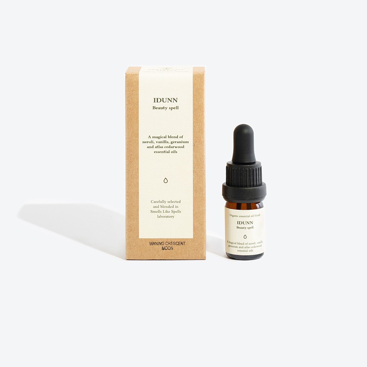 Smells Like Spells Natuurlijke Etherische Olie Blend IDUNN flesje met verpakking