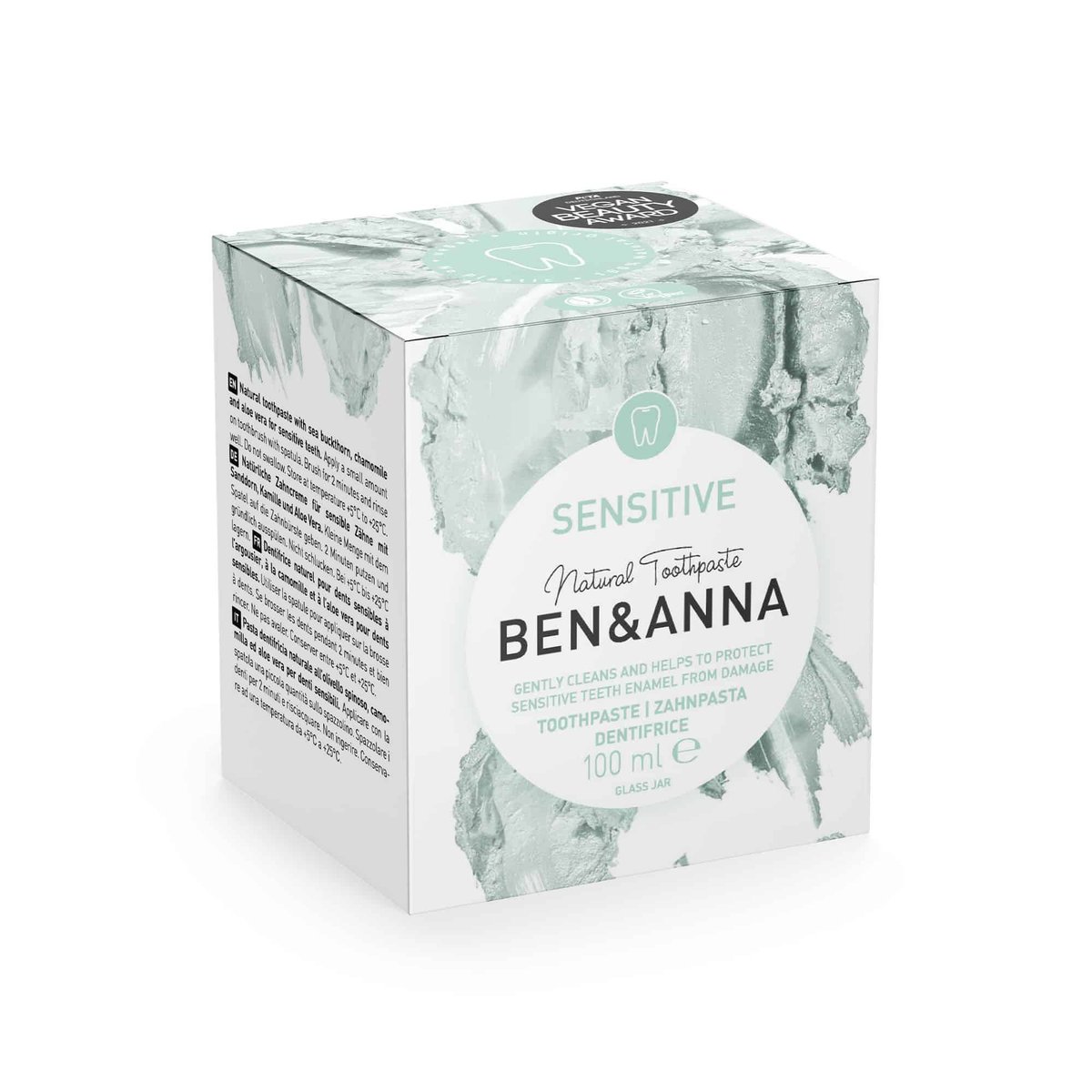 Ben & Anna tandpasta sensitive verpakking