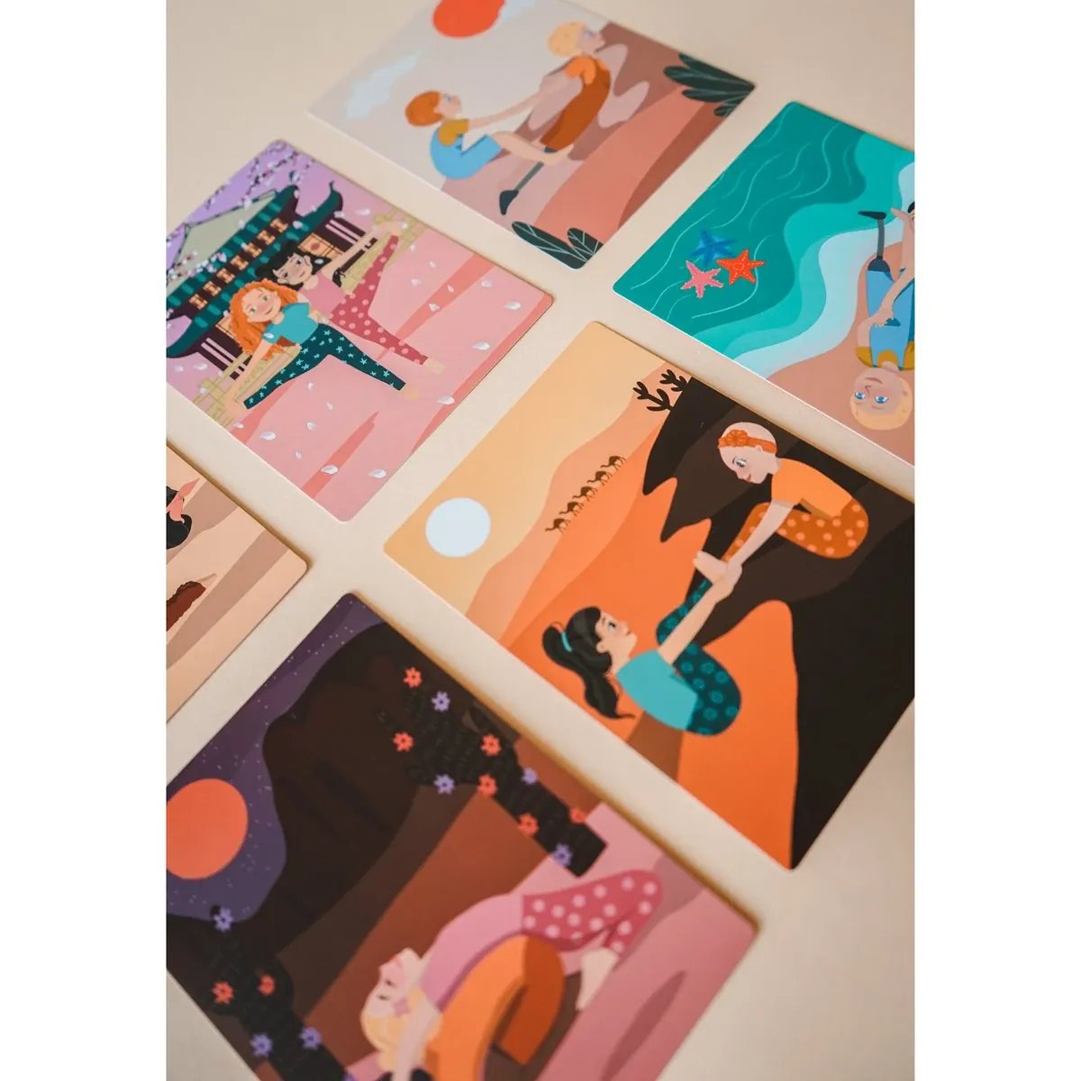 IMYOGI Partner Yoga Kaarten voor Kinderen kaarten