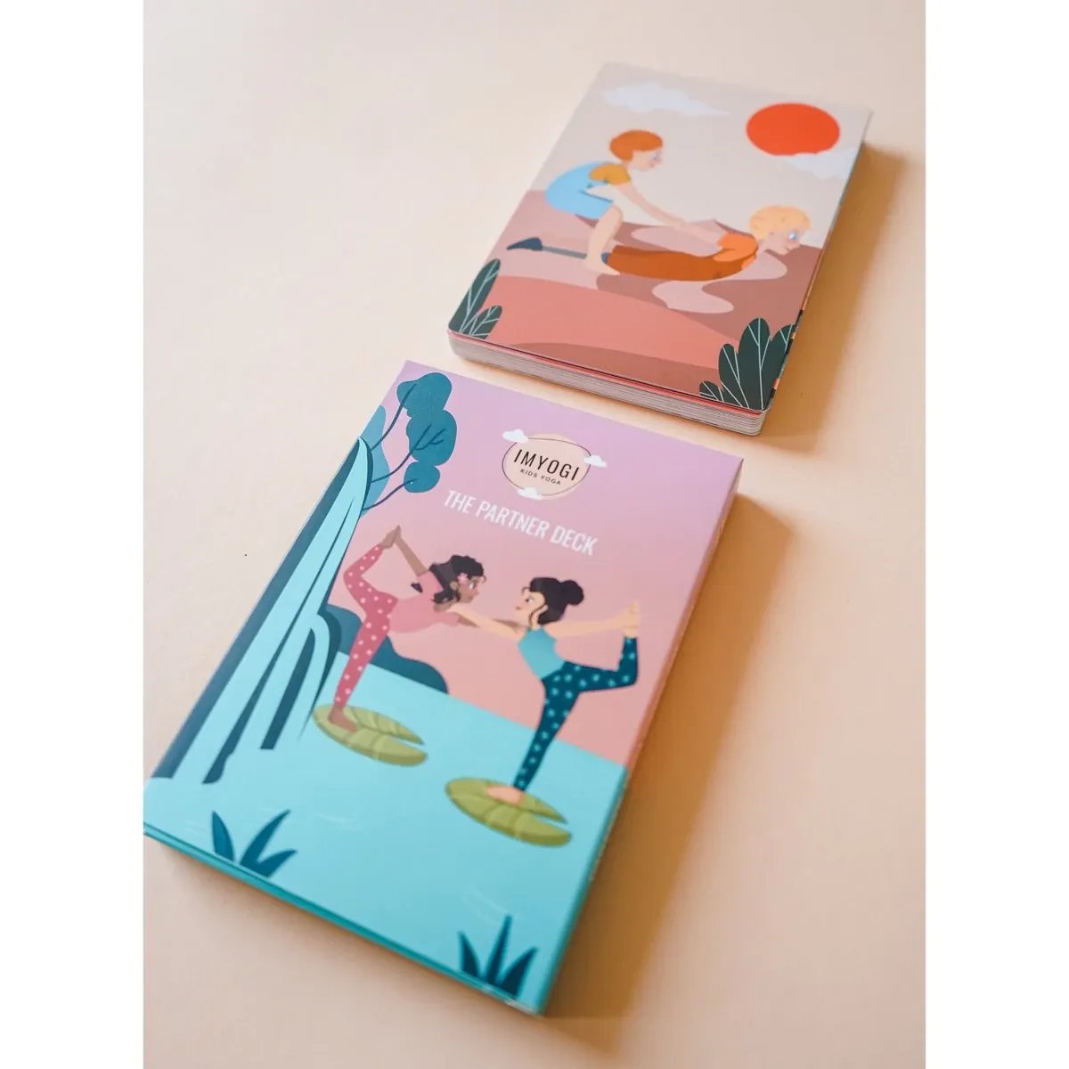 IMYOGI Partner Yoga Kaarten voor Kinderen doosje en kaarten