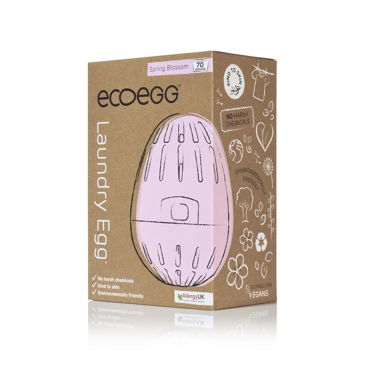 Eco Egg Wasbal (70 wasbeurten) Lentebloesem