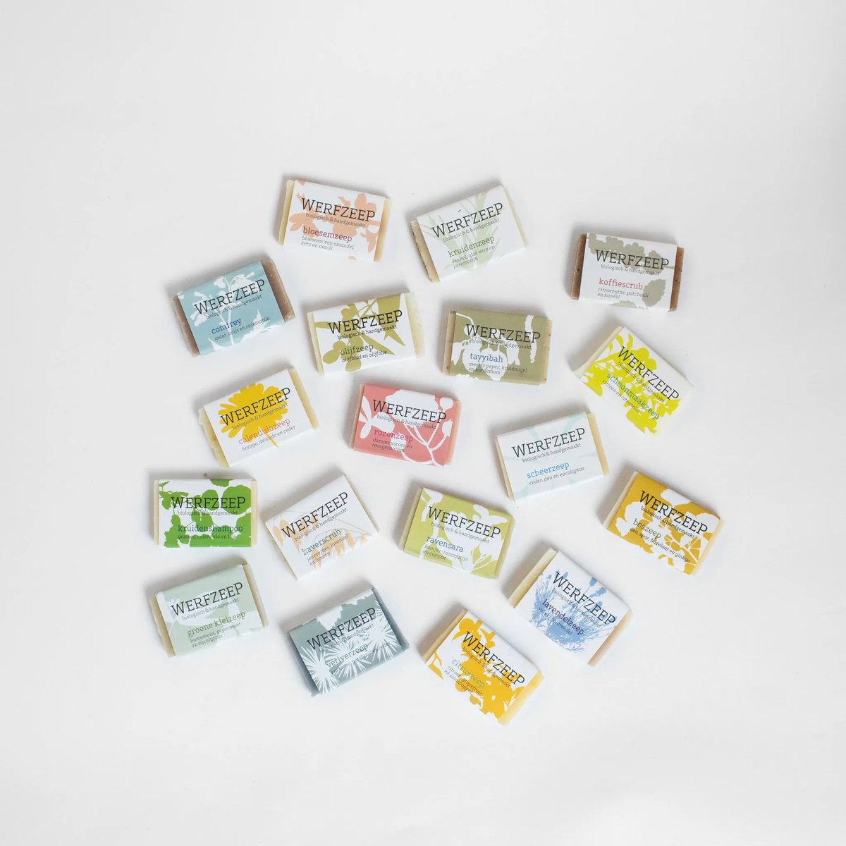 Werfzeep Cadeaudoos met 18 Minizeepjes losse zeepjes