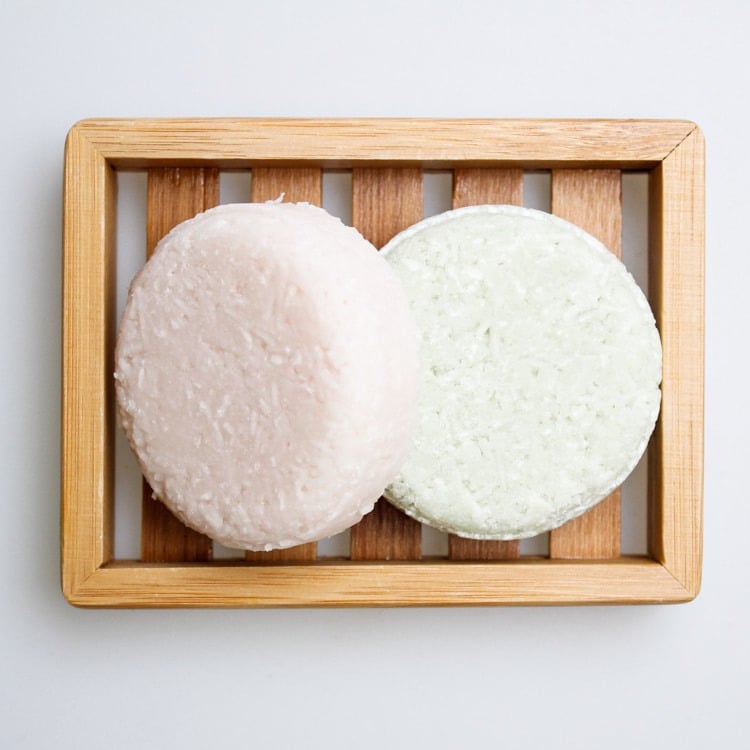 Shampoobars Bamboe zeepbakje van boven