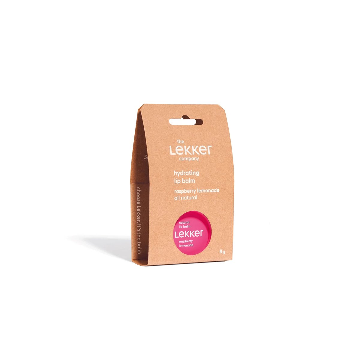The Lekker Company Natuurlijke Lippenbalsem Raspberry Lemonade