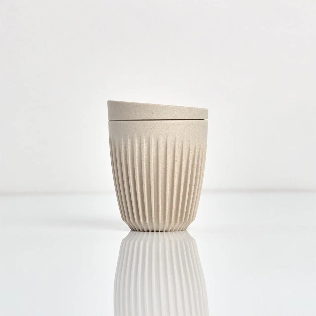 Huskee Cup Koffiebeker Natural Medium