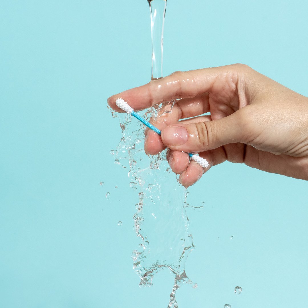 LastSwab Basic - Herbruikbaar Wattenstaafje onder de kraan