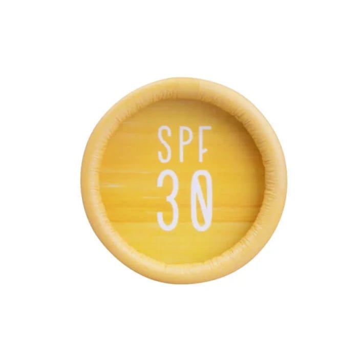 We Love The Planet Natuurlijke zonnebrandstick SPF 30 bovenkant