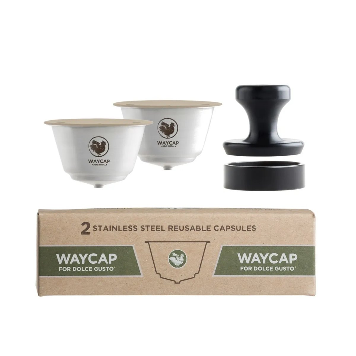 WayCap Dolce Gusto Hervulbare Cup 2 cups