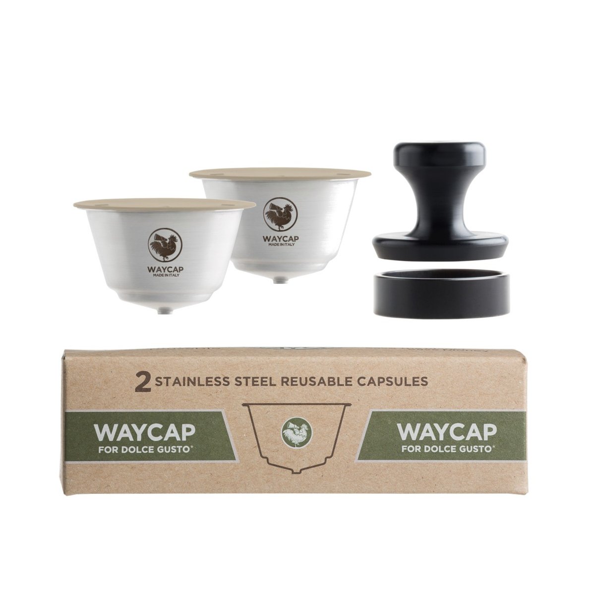 WayCap Dolce Gusto Hervulbare Cup 2 cups