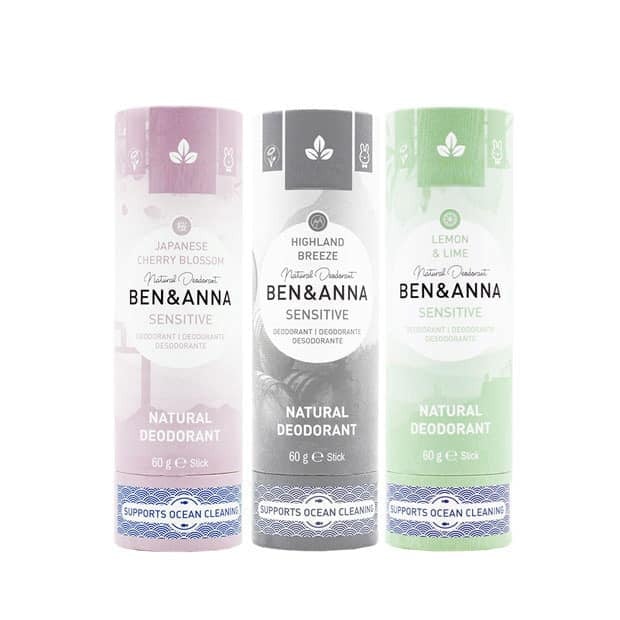 Ben & Anna Deodorant Sensitive drie geuren