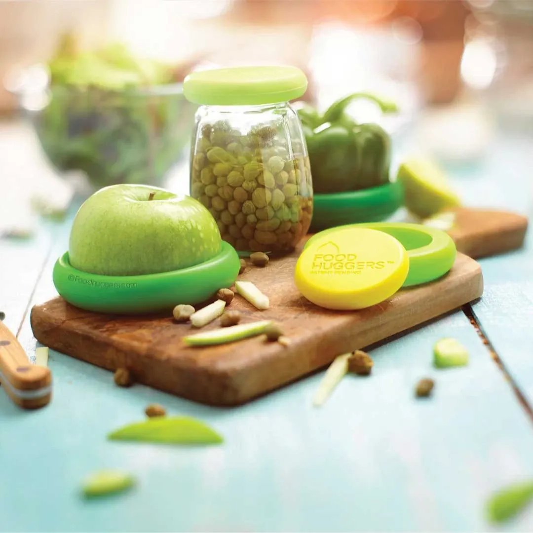 Food Huggers mix (5 stuks) - Fresh Greens op plank