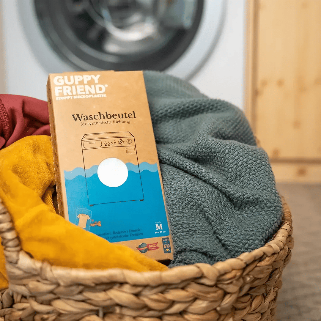 GuppyFriend Waszak tegen microplastics in wasmand