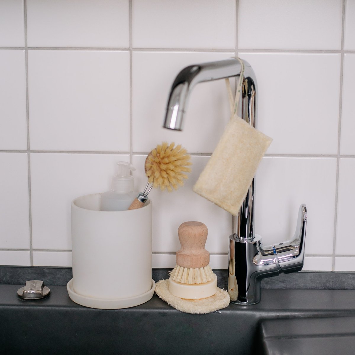 Croll & Denecke Loofah Afwasspons (2 stuks) sfeer