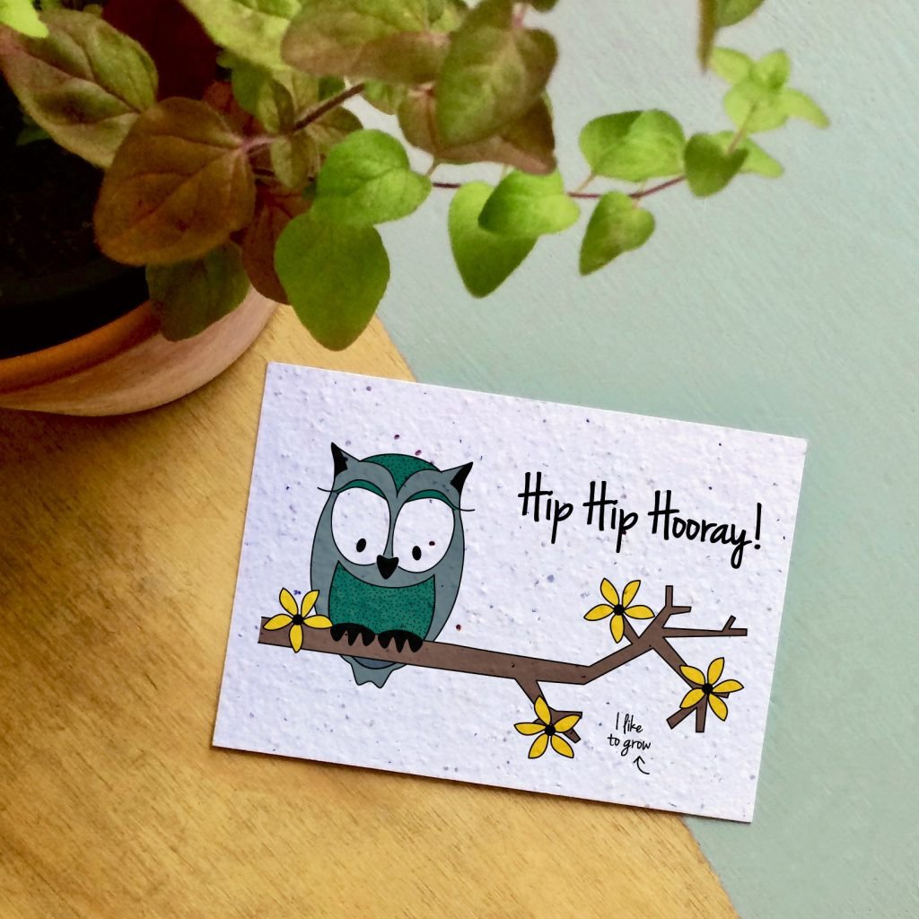 Bloom Your Message Fleurige Bloeikaart Wildbloemen - Hip Hip Hooray
