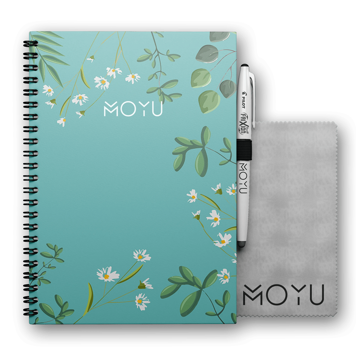 MOYU Uitwisbaar Notitieboek A5 Ringband Hardcover van Duurzaam Steenpapier Dear Daisy