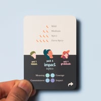Scenario Cards Gesprekskaarten Persoonlijke Ontwikkeling Your Impact (52 kaarten) kaart