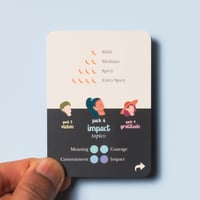 Scenario Cards Gesprekskaarten Persoonlijke Ontwikkeling Your Impact (52 kaarten) kaart