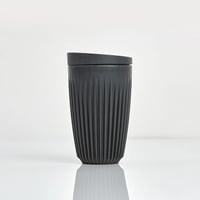 Huskee Cup Large (360 ml) Charcoal met deksel