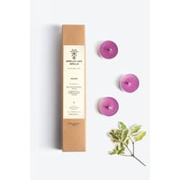 Smells Like Spells Natuurlijke Waxinelichtjes (6 stuks) MIMIR doosje met kaarsjes en blad