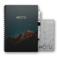 MOYU Uitwisbaar Notitieboek A5 Ringband Hardcover van Duurzaam Steenpapier Midnight Mountain