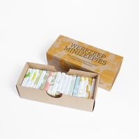 Werfzeep Cadeaudoos met 18 Minizeepjes open doos