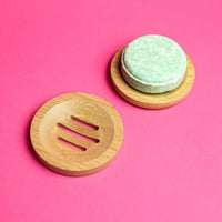 Shampoo bar bamboe zeepschaaltje met en zonder zeepje