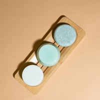 Shampoobars Bamboe zeepplank met bars