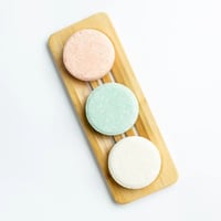 Shampoobars Bamboe zeepplank met bars plat