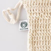 Shampoo bar zakje label