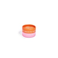 The Lekker Company Natuurlijke Lippenbalsem Orange Vanilla Swirl potje
