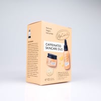 UpCircle Caffeinated Skincare Duo doosje van de zijkant