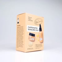 UpCircle Caffeinated Skincare Duo doosje van de zijkant