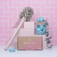 Brauzz Toiletreiniger Capsules (15 stuks) toiletborstel doosje en capsule
