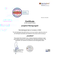 Junglück Reinigingsolie (100 ml) Dermatest