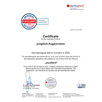 Junglück Oogcrème (20 ml) Dermatest