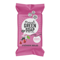 Marcel’s Green Soap Hygiënische Schoonmaakdoekjes - Patchouli & Cranberry verpakking