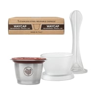WayCap Pop Nespresso Hervulbare Capsule met verpakking en accessoires