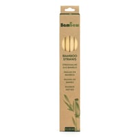 Bamboe rietjes 6 stuks van 22cm in verpakking