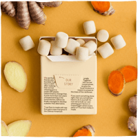 True Gum - Ginger & Turmeric achterkant