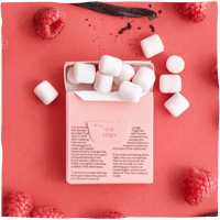 True Gum - Raspberry & Vanilla achterkant