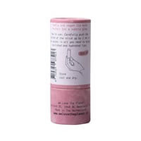We Love The Planet Natuurlijke Lippenbalsem - Velvet Shine (vegan) achterkant
