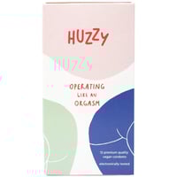 Huzzy condooms voorkant verpakking